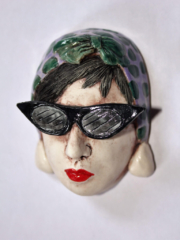 Ruth Charlton ceramic face