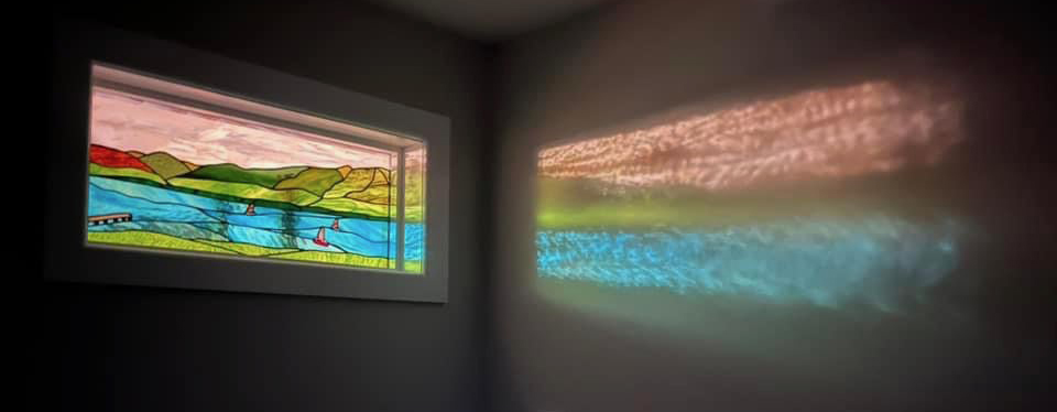 Bassenthwaite commission stained glass