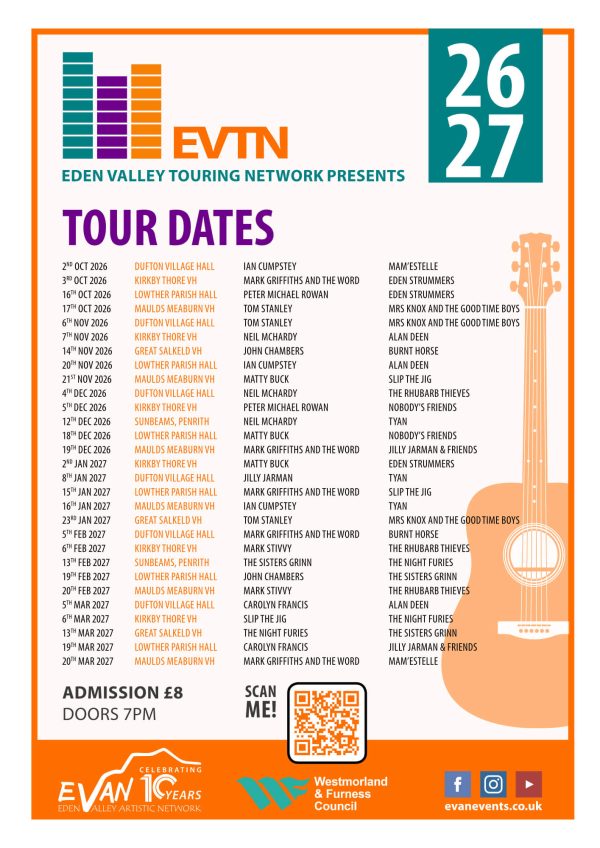 EVAN Music Touring dates
