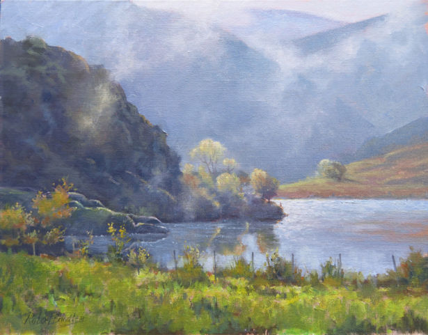<strong>Robert Brindley RSMA</strong> Autumn, Hause Point, Crummock Water
