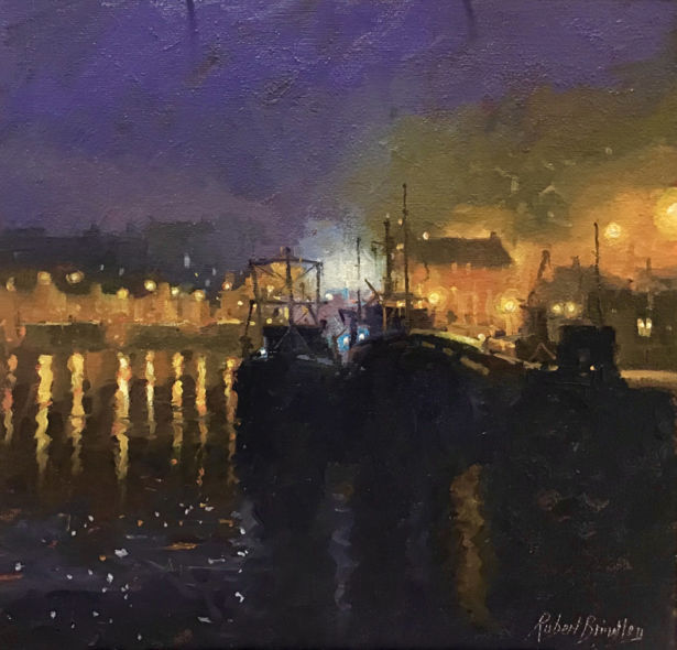 <strong>Robert Brindley RSMA</strong> Evening, Whitby Harbour