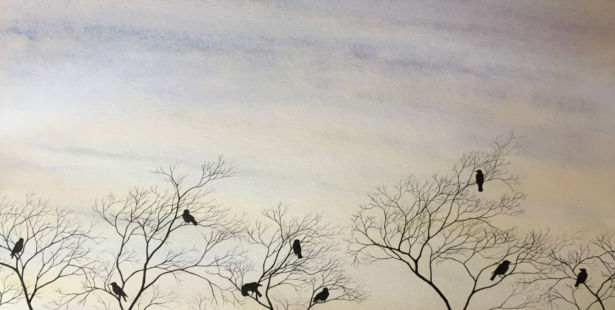 <strong>Val Stamper</strong> Winter Skies - Time to Roost