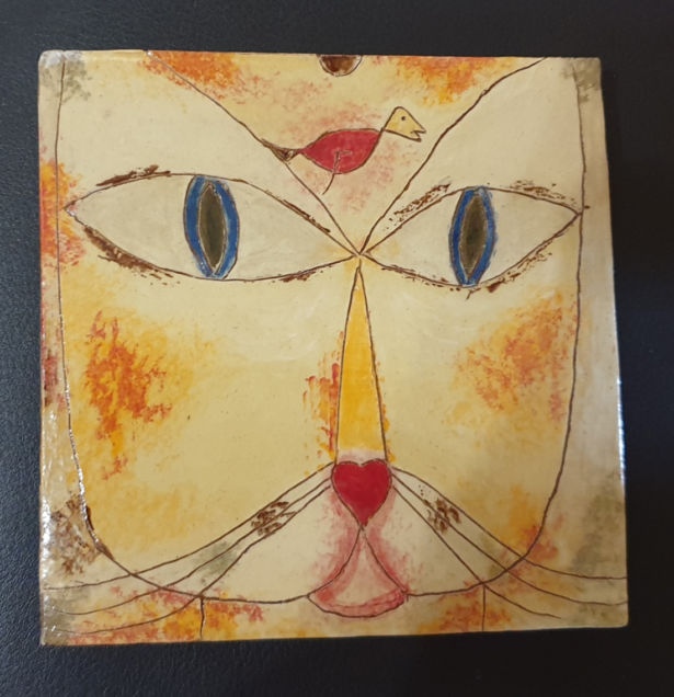 <strong>Viv Rumbold</strong> Cat wall tile